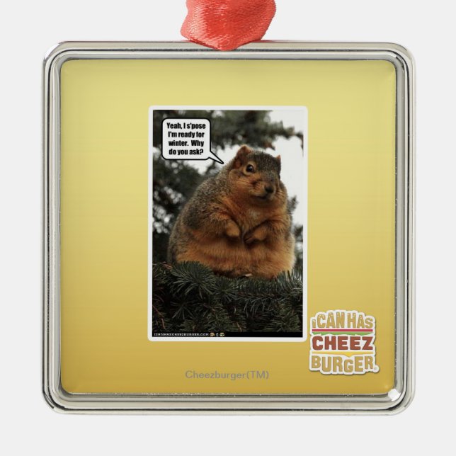 Ornamento De Metal Apronte para o inverno (Frente)