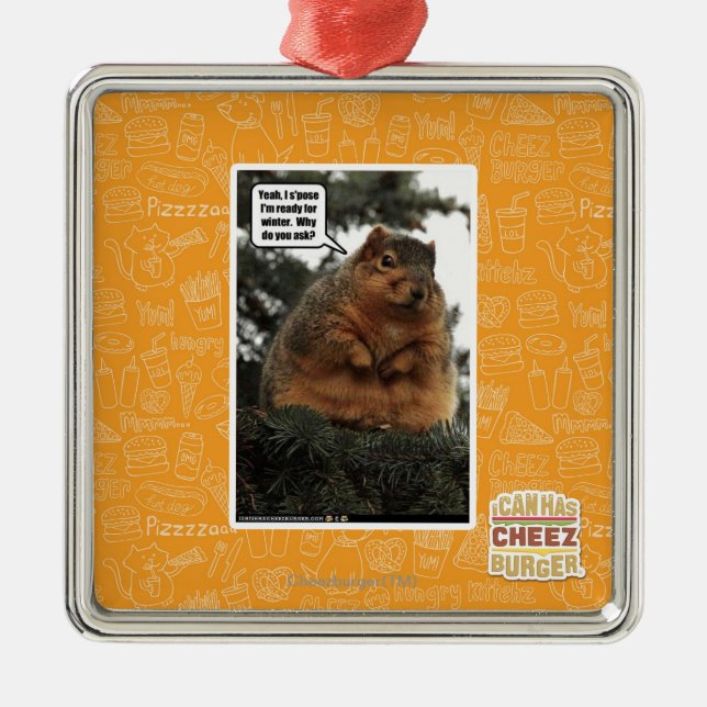 Ornamento De Metal Apronte para o inverno (Frente)