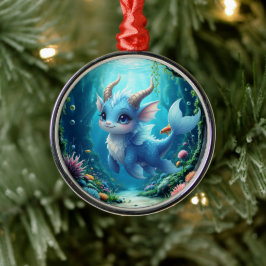 Ornamento De Metal Aqualumi – Keeper of Coral Dreams. 