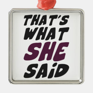 Ornamento De Metal Aquele é o que disse