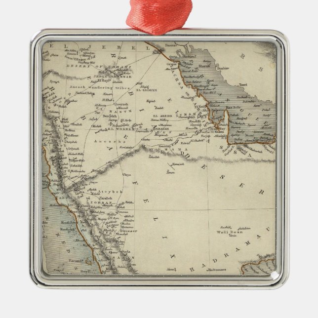 Ornamento De Metal Arábia (Frente)