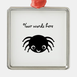 Ornamento De Metal Aranha bonito