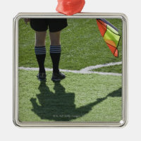 Árbitro do futebol que guardara a bandeira