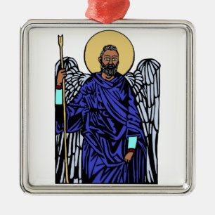 Ornamento De Metal Arcanjo Michael
