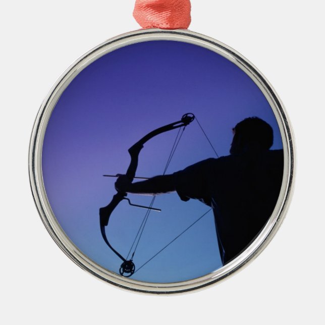 ORNAMENTO DE METAL ARCHER SILHOUETTE ARCO MAN (Frente)