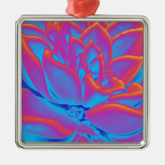 Ornamento De Metal Arco-íris - Planta suculenta