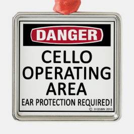 Ornamento De Metal Área de operação Cello