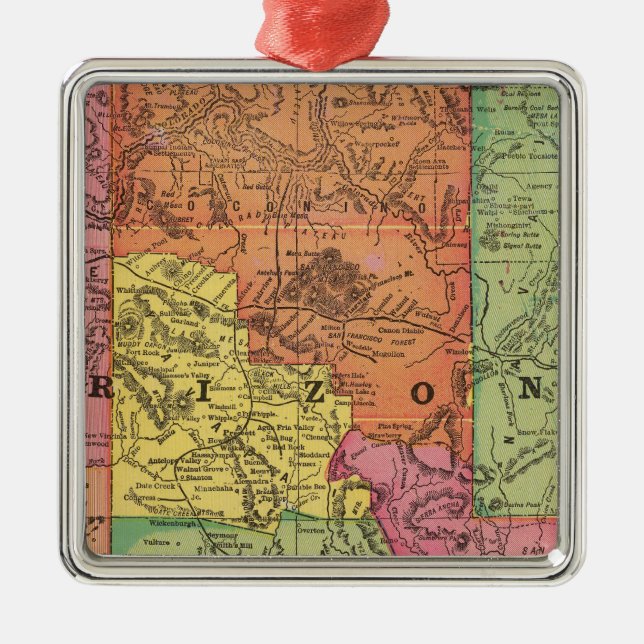 Ornamento De Metal Arizona 6 (Frente)
