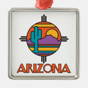 Ornamento De Metal Arizona Mandella Ornament