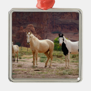 Ornamento De Metal Arizona, Reserva Indígena Navajo, Chinle,