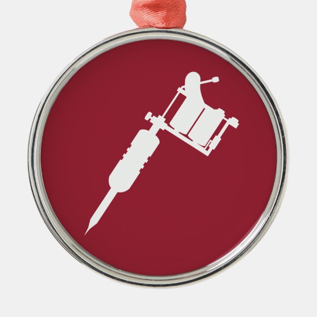 Ornamento De Metal arma do tatuagem (Frente)