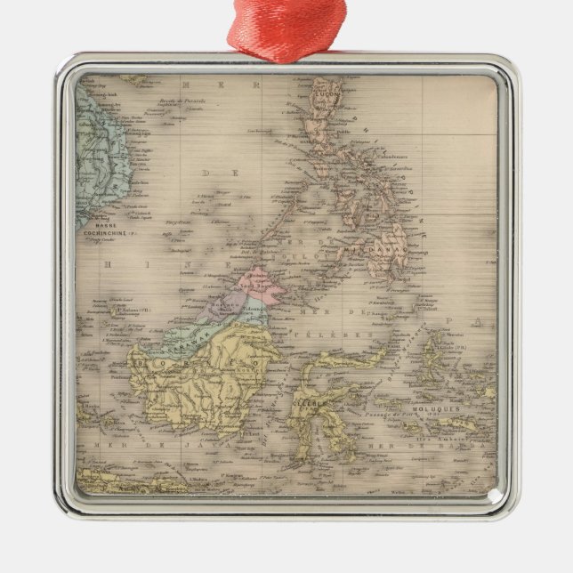 Ornamento De Metal Arquipélago de Indochina de Ásia (Frente)