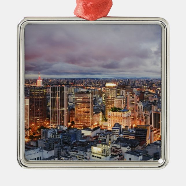 Ornamento De Metal Arquitectura da cidade de Sao Paulo (Frente)