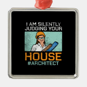 Ornamento De Metal Arquiteto - Julgando Sua Casa