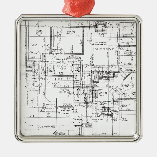 Ornamento De Metal Arquitetos tudo! (Frente)