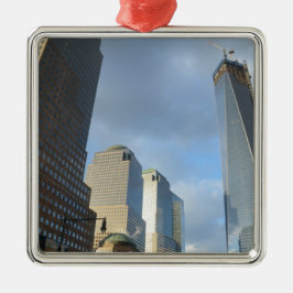 Ornamento De Metal Arranha-céus de Nova York