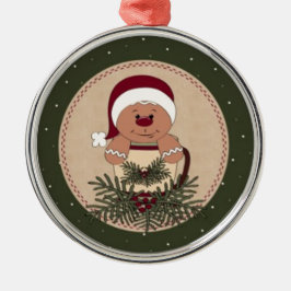 Ornamento De Metal Arranjo de Mug de Homem de Pão-de-Pão