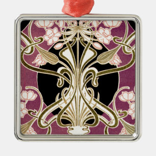 Ornamento De Metal Art Nouveau padrão #2