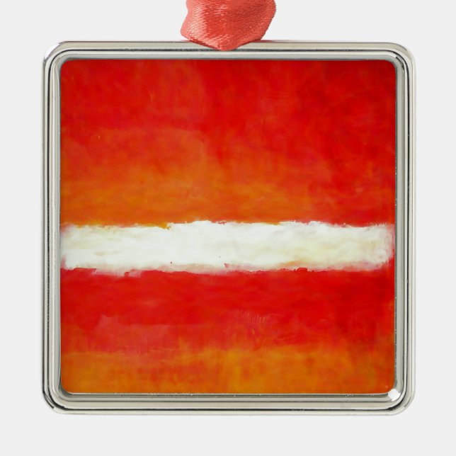 Ornamento De Metal Arte Abstrato moderna - Estilo Rothko (Frente)