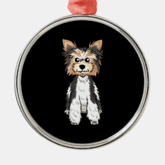 Ornamento De Metal Arte Curta de PartiYorkie