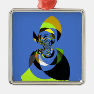 Ornamento De Metal Arte de Impressão de Design Vetorial de Mulher Afr
