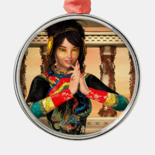 Ornamento De Metal Arte de retrato de fantasia da Imperatriz Chinesa