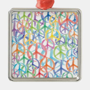 Ornamento De Metal Arte dos Símbolos da Paz