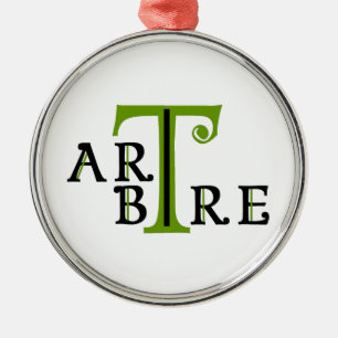 Ornamento De Metal Arte em árvore artree