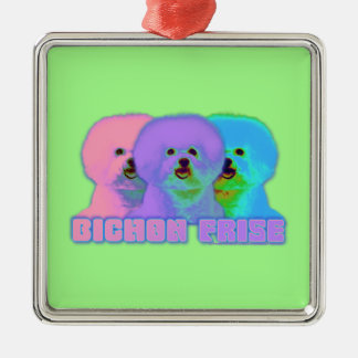 Ornamento De Metal Arte Op - Bichon Frise - Cody