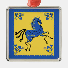 Ornamento De Metal Arte popular tradicional da Ucrânia