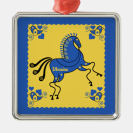 Ornamento De Metal Arte popular tradicional da Ucrânia