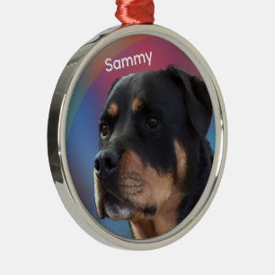 Ornamento De Metal Árvore de Natal com Foto e Texto Personalizados