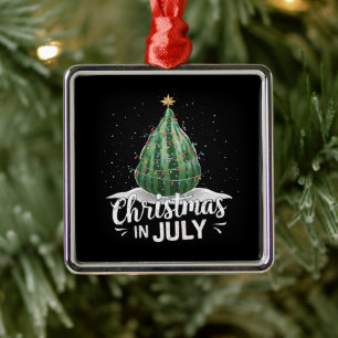 Ornamento De Metal Árvore de Natal de Melancia Natal em Julho Verão