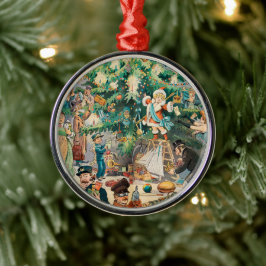 Ornamento De Metal Árvore Natal (1902)