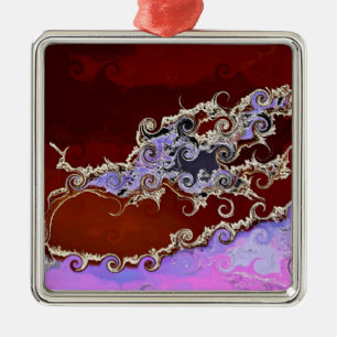 ORNAMENTO DE METAL ÁRVORES