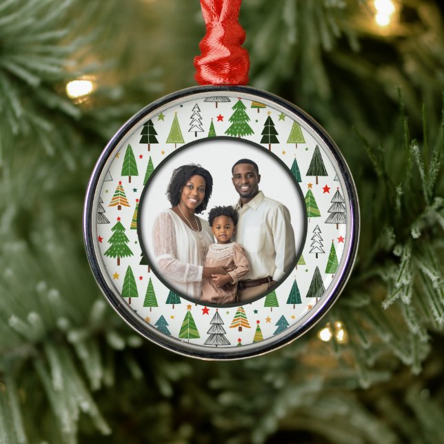 Ornamento De Metal Árvores Retroativas (Árvore)