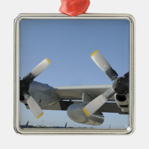 Ornamento De Metal As asas de um LC-130 Hercules