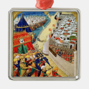 Ornamento De Metal As forças do turco que preparam-se para a batalha