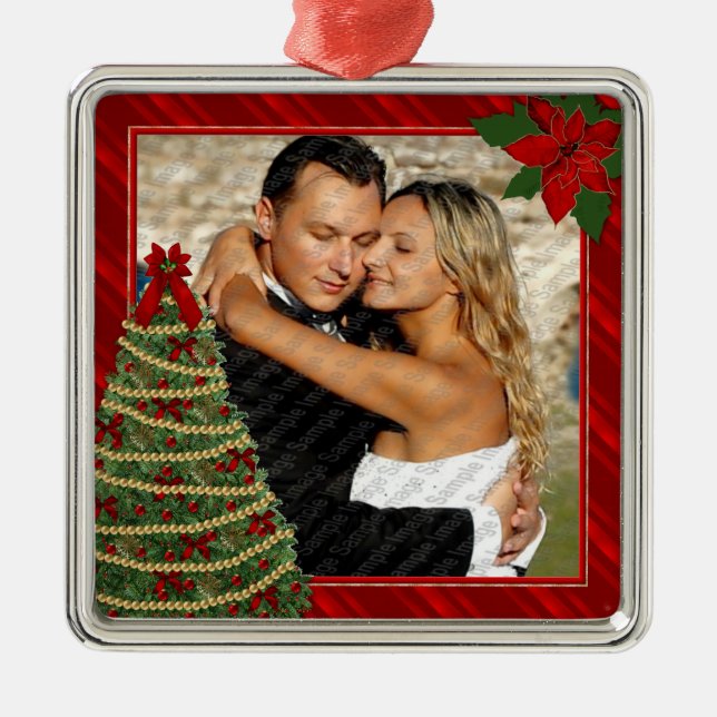 Ornamento De Metal As hortaliças do Natal Ornament (Frente)