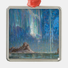 Ornamento De Metal As luzes do Norte do norte da Noruega (Aurora)