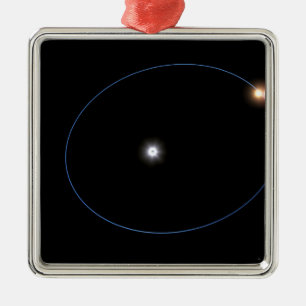 Ornamento De Metal As órbitas tipo relógio de uma estrela tripla