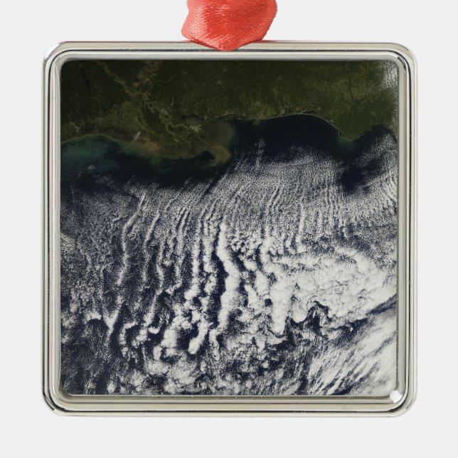 Ornamento De Metal As ruas de nuvem são visíveis (Frente)