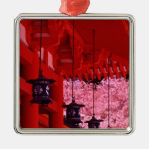 Ornamento De Metal Ásia, Japão, Quioto, santuário de Heian em prim