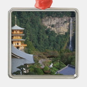 Ornamento De Metal Ásia, Japão, Wakayama, Katsuura, Kumano Nachi