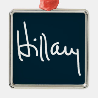 Ornamento De Metal Assinatura de Hillary