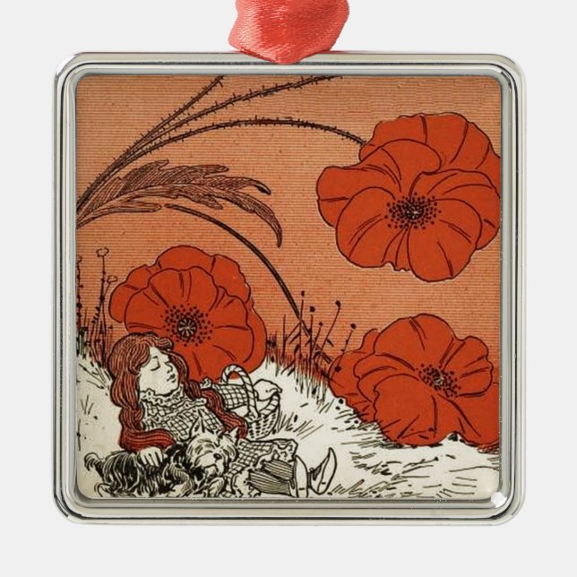 Ornamento De Metal Assistente de Oz (Frente)