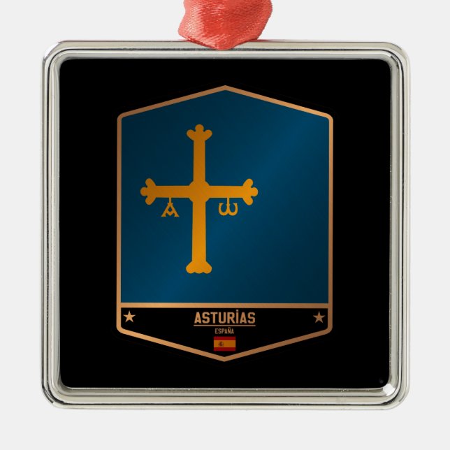 Ornamento De Metal Astúrias (Frente)