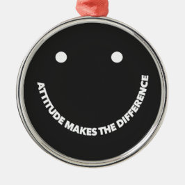 Ornamento De Metal Atitude Faz a Diferença Frase Motivacional