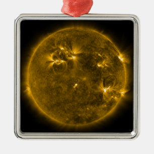 Ornamento De Metal Atividade solar no Sun 4