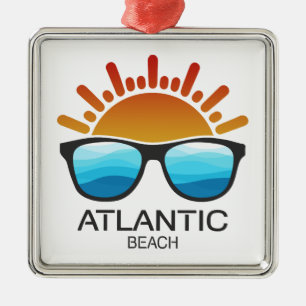 Ornamento De Metal Atlantic Beach North Carolina